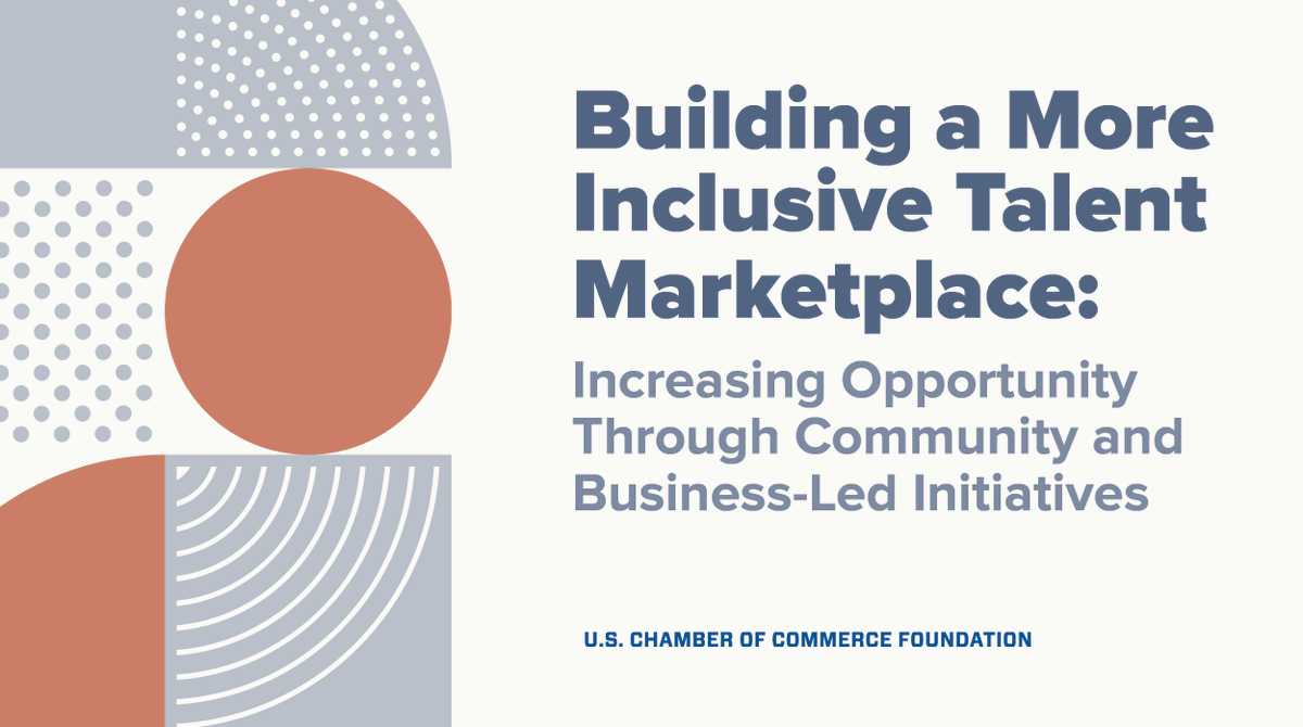 westfall104's tweet photo. Today, @USCCFEducation published a report on creating a more inclusive talent marketplace by supporting those who face barriers to employment and advancement. Read the report: https://t.co/oIi2XiH6j5 #Data #Equity #Technology #T3Network #JDX https://t.co/rpSo0pG4TY
