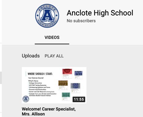 AncloteSharks's tweet photo. Hey AHS Students and Parents!
We have created a school YouTube channel. The channel will feature important content for students as well as parents.
#BeSureToSubscribe
#HitThatLikeButton https://t.co/VVBJiwtdlL
