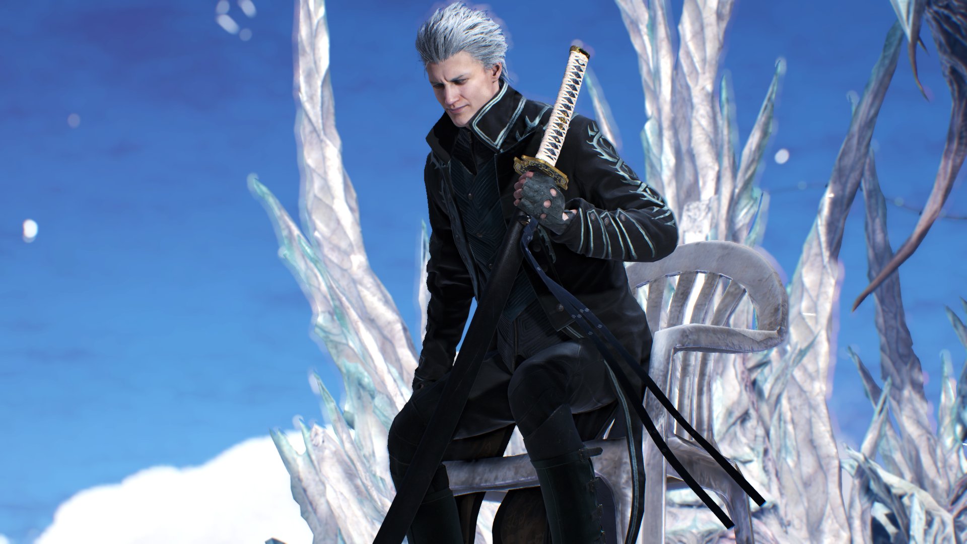 Drusoona (Vergil lover💙) on X: RT @SafK_Art: don't you all think Nero  deserves a plastic chair as well? #DevilMayCry #Nero #artwork #Vergil   / X