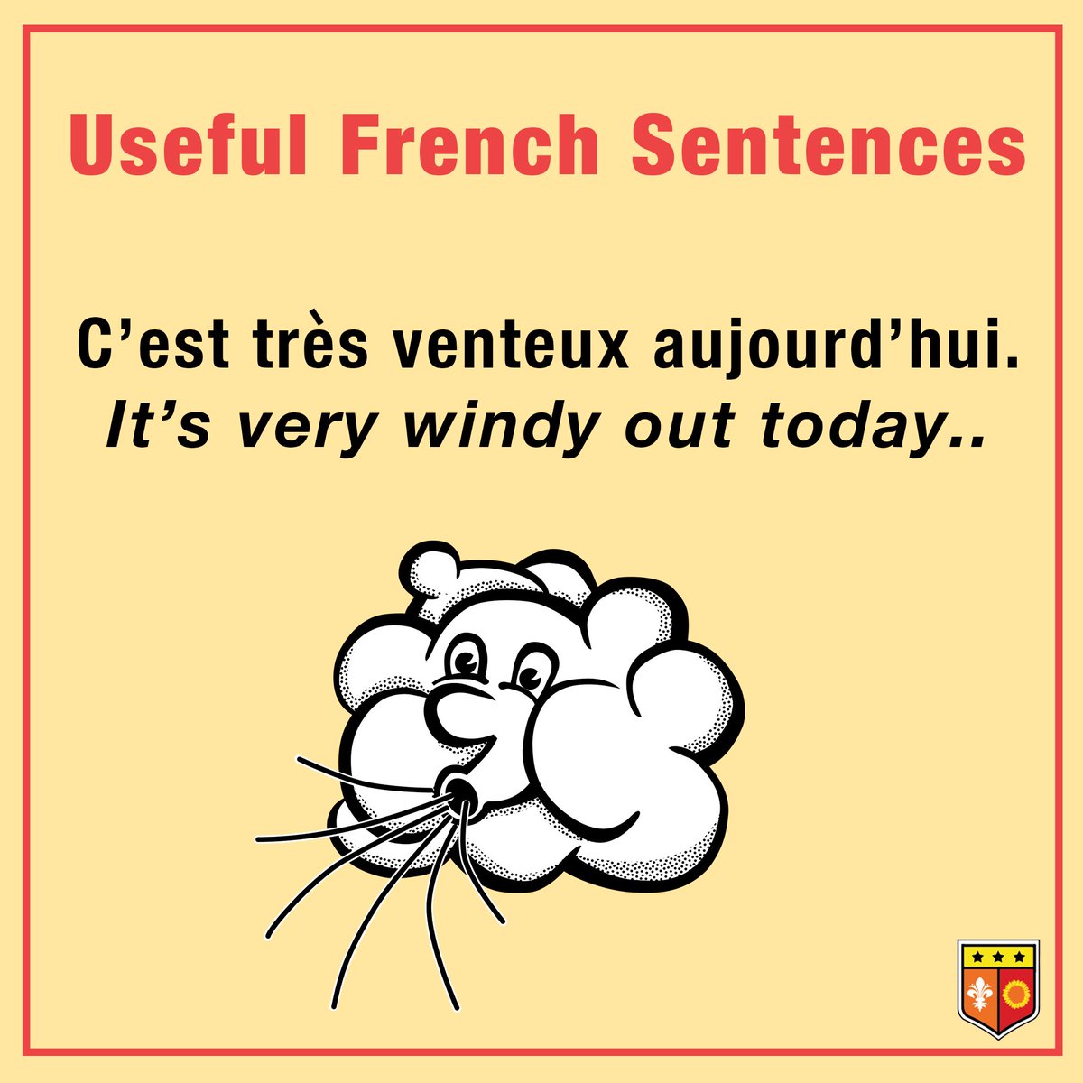 Useful #French Sentences - "venteux" // "windy"💨

#usefulfrenchsentences #frenchsentences #learnfrench