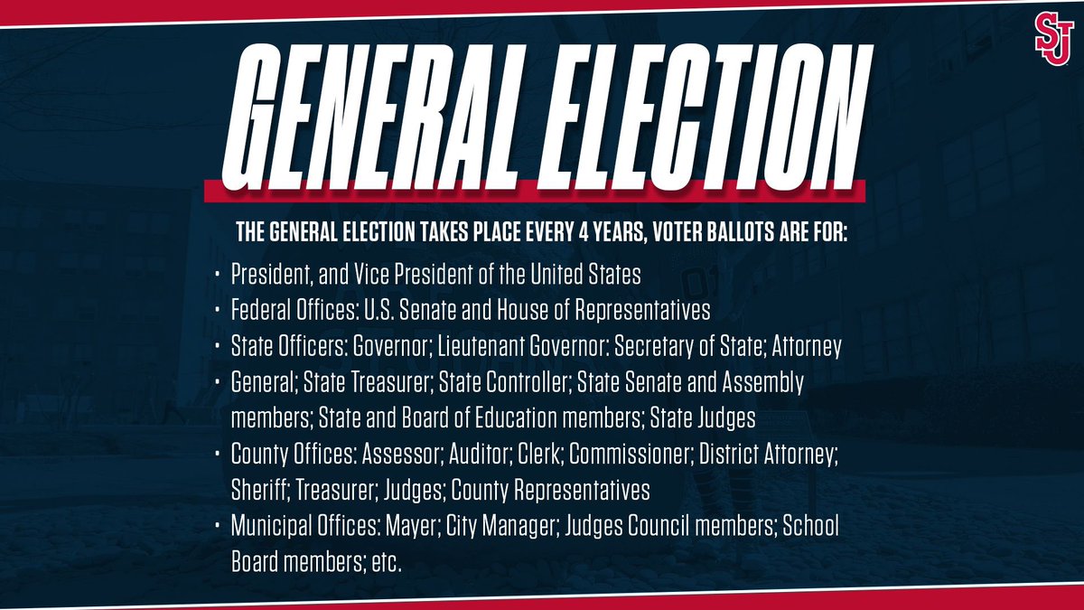 Day 4 of SAAC’s Voting Education Week! What/who are you voting for? Take a look at this info on general election voter ballots! #vote #RedStorm