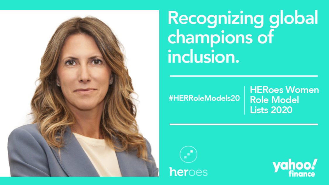 Per il quarto anno consecutivo, <a href="/ClaudiaParzani/">claudia parzani</a> è stata inserita tra le Heroes 100 Women Executives - Women Role Model 2020 da HERoes e Yahoo Finance. Well done Claudia!
#HERRoleModels20