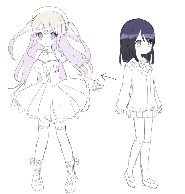 魔法少女みたいなのを考えてた まだまだ考え中 