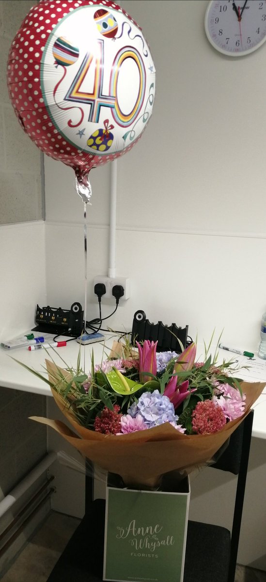 samjesssand's tweet photo. So these just arrived in store!!! What a wonderful gesture from my team!! Felt quite overwhelmed  ❤️❤️❤️ https://t.co/CDj9eF46Dj