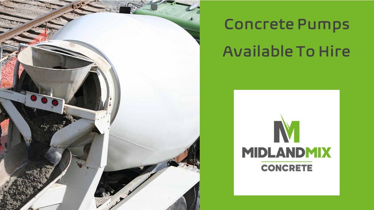 MidlandMix's tweet photo. At Midland Mix Concrete we provide a range of concrete pumps, allowing for the mess-free transportation of concrete around your site β even reaching awkward spaces at different heights.
Contact us today!
T: 01827 370433
#MidlandMix #Concrete #TheRightMix #LocalSupplier #QCD https://t.co/MUmyezBD4y