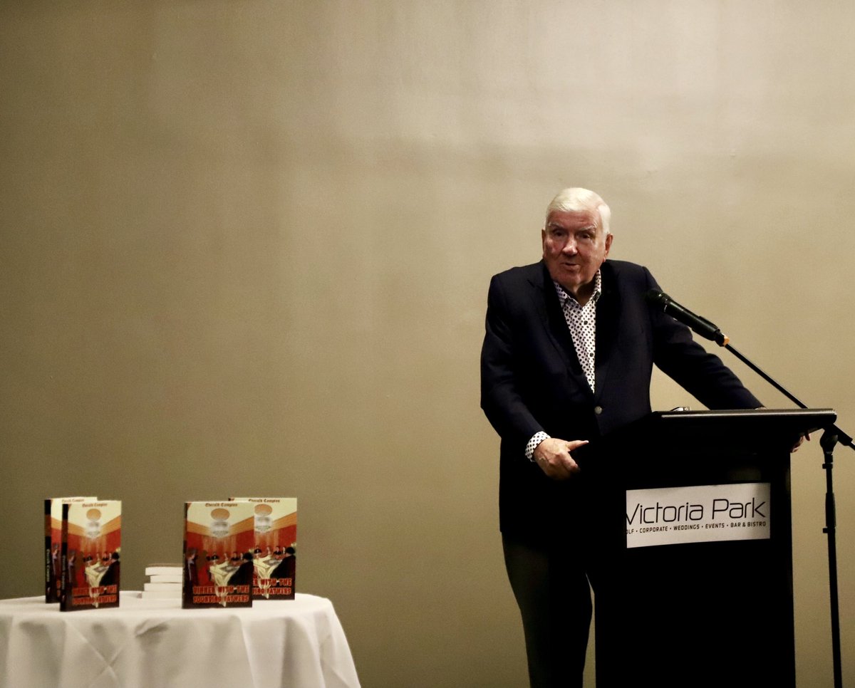 Well done @EVERALDATLARGE - a really enjoyable launch tonight of your great new book “Dinner with the Founding Fathers”, thanks for the chance to be involved #auspol