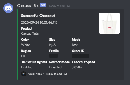 Grocery Tote Bag Secured 🤣

Bot: <a href="/VeloxPreme/">VeloxBots</a> 
Proxies: <a href="/PeachyProxies/">PeachyProxies™ 🍑⚡</a> 
Server: <a href="/SneakerServer/">Sneaker Server</a>