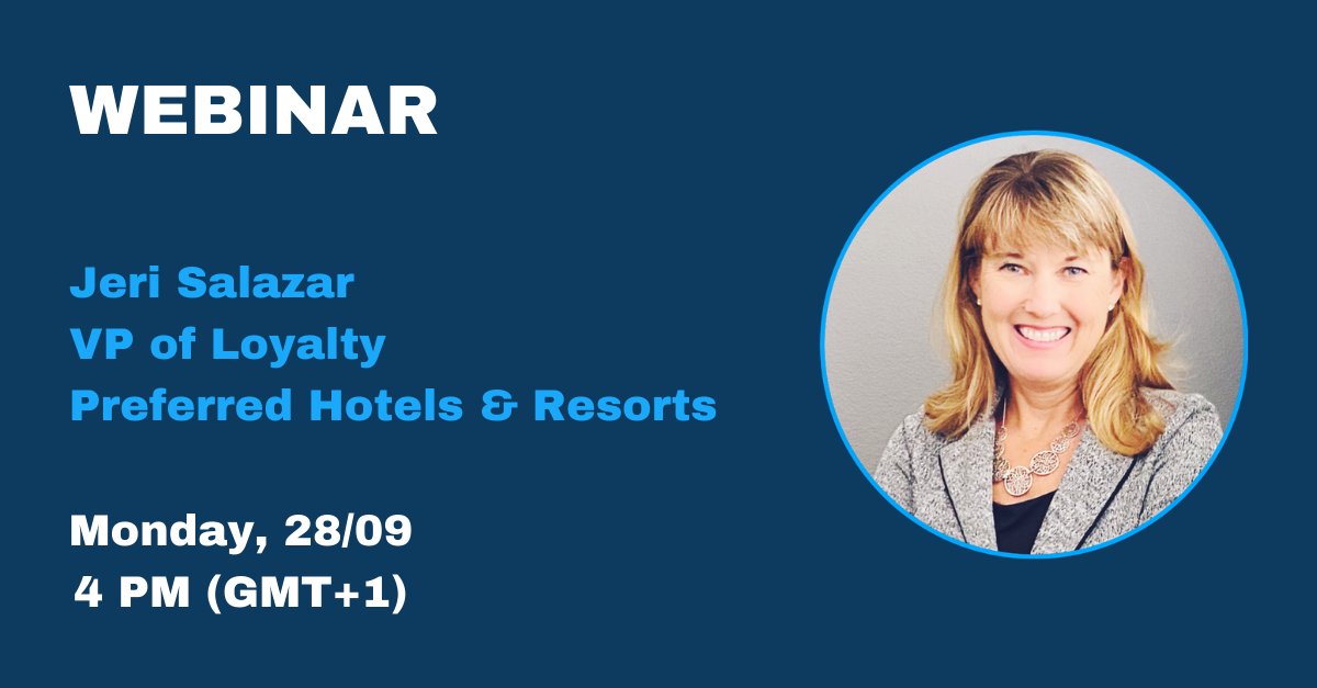 EpsilonEMEA's tweet image. Join us on Monday as we kick off #EpsilonLoyaltyWeek by interviewing our client, Preferred Hotels &amp;amp; Resorts, on their recent loyalty efforts, challenges, solutions and learnings​.

Register here: ow.ly/MpEq50BrAlc

#CX #Loyalty #Webinar