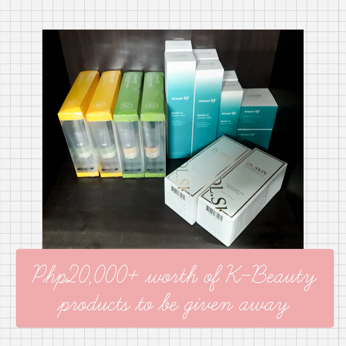 prelel's tweet image. ✨#kbeautygiveaway✨ So much Korean skincare products.😍

#seowhaprelelgiveaway
✨Blog Giveaway (6 winners):
bit.ly/kbeautybloggiv…
✨Group Giveaway (6 winners):
bit.ly/kbeautygroupgi…

#giveaway #giveawayph