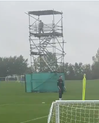 AllStatsArentWe's tweet image. Love the idea that Bielsa watches Leeds from a scaffold