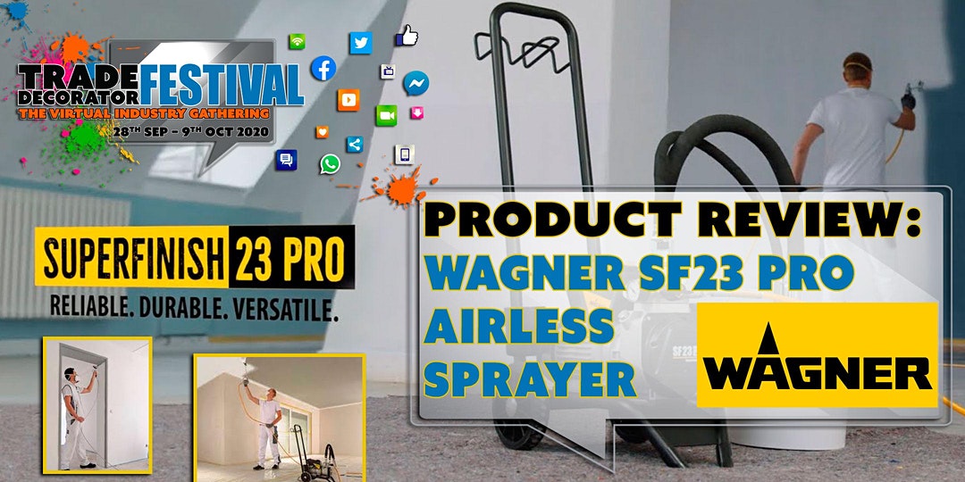 WagnerGroupUK's tweet photo. Nick Sammut from @Rushmoor100 a Trade Decorator product reviewer and Painting &amp; Decorating social media influencer is reviewing the WAGNER SF23 Pro Airless paint sprayer at the #TradeDecoratorFestival - 9am 7th October
Book a place on the session here:
https://t.co/eeNBrmOFR7 https://t.co/TmKb0FJ2ml
