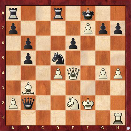 CazHansen's tweet photo. Daily Chess Training:
Baldauf-G.Meier
German Bundesliga (Karlsruhe) 2020
White to move - what is the best continuation? (more than the first move needed for a complete answer)
#schachliga #schach #winningquickly #chesstactics https://t.co/FQwmLDOhem