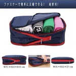 旅行に便利そうな圧縮バッグ。子連れで荷物が多い方にはうれしいバッグですね。