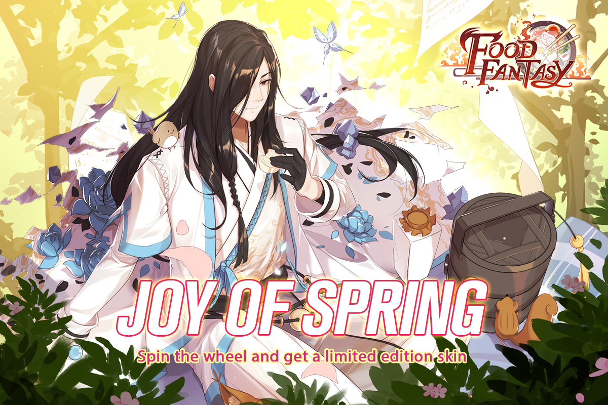 FoodFantasyGame's tweet photo. Hi, dear master attendants!
Joy of Spring is about to open! Spin the wheel and get a limited edition skin!! 😍😍😍
⏰⏰⏰ Event duration ⏰⏰⏰ 09/25/2020 -10/01/2020(UTC) https://t.co/qqd9qFHP1u