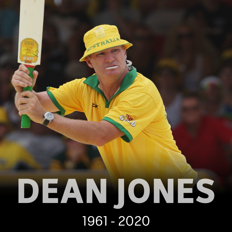 abcsport's tweet photo. 💔 RIP Dean Jones

The former Australian cricketing great has passed away in India at the age of 59. https://t.co/7BXO7XmqLh