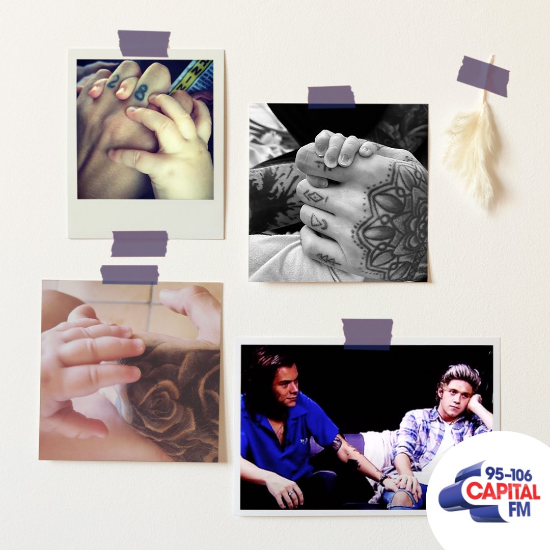 CapitalOfficial's tweet image. One Direction holding hands with their babies. 🤝