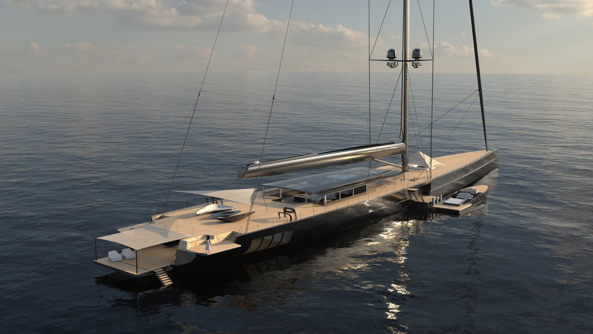 BOAT International (@boatint) on Twitter photo With a mast taller than the Statue of Liberty, the Apex 850 is a new 85 metre #sailing #yacht concept from <a href="/Royal_Huisman/">Royal Huisman</a> and <a href="/MalcolmMcKeon/">MalcolmMcKeon Yachts</a> Yachts.
Read the full story: bit.ly/2RRW2Ll With a mast taller than the Statue of Liberty, the Apex 850 is a new 85 metre #sailing #yacht concept from <a href="/Royal_Huisman/">Royal Huisman</a> and <a href="/MalcolmMcKeon/">MalcolmMcKeon Yachts</a> Yachts.
Read the full story: bit.ly/2RRW2Ll