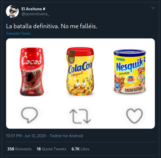 Hilo con los tweets copiados de Javi Oliveira, ese gran creador de contenido propio, que se lo curra tanto que prefiere plagiarlos y no retuitearlos de las cuentas originales, que le costaría menos. Sus tweets copiados suelen tener más interacciones que los originales suyos: