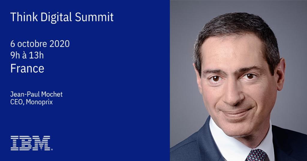Regards croisés sur l’#expérienceclients et employés en temps de crise et les axes d’#innovation devenus prioritaires.
Ne manquez pas l’échange entre Jean-Paul Mochet Président de Monoprix et notre Président <a href="/nsekkaki/">Nicolas Sekkaki</a>
RDV le 6 octobre à ThinkParisFR ibm.co/2FYJzD3