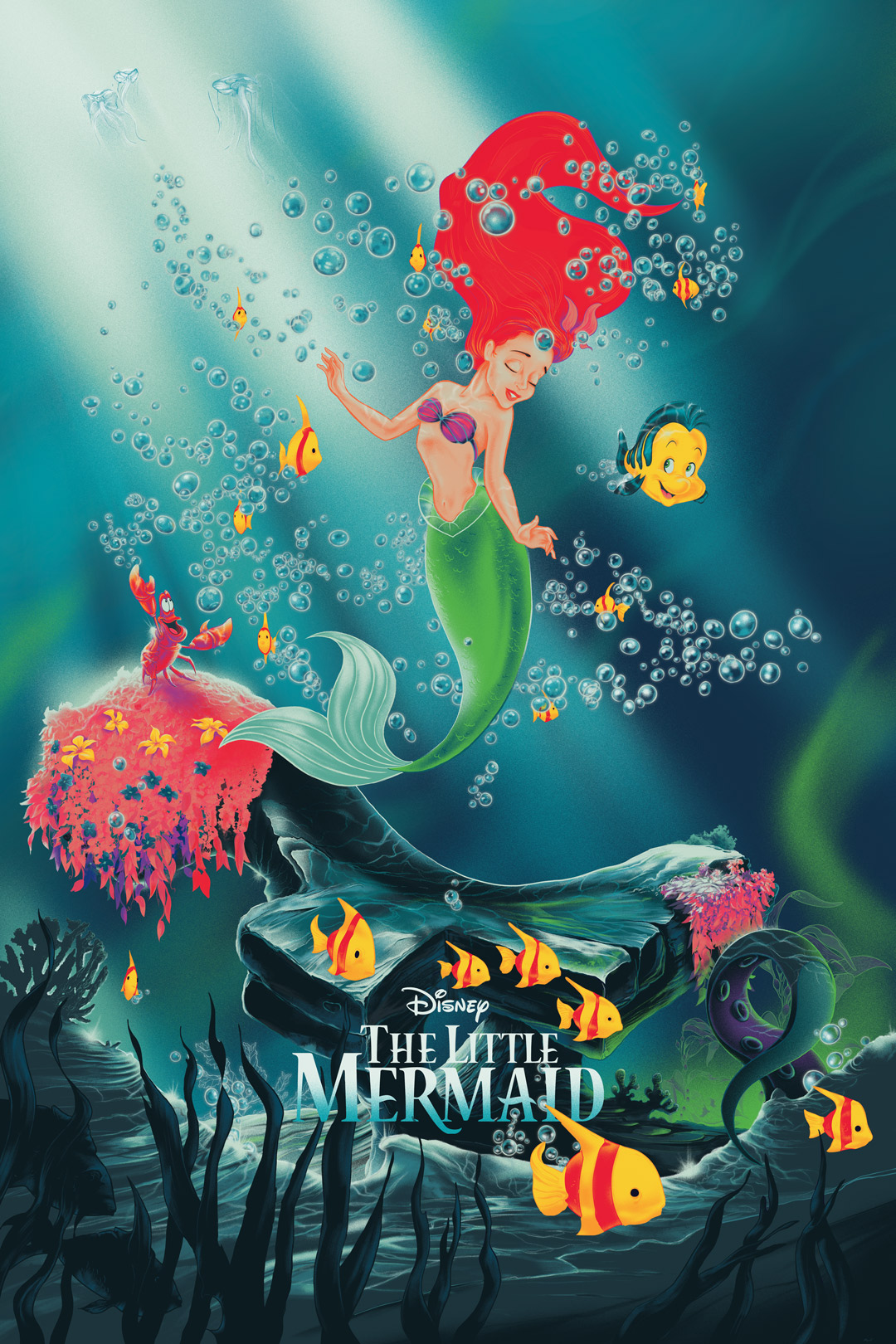 The Little Mermaid 1989 Poster