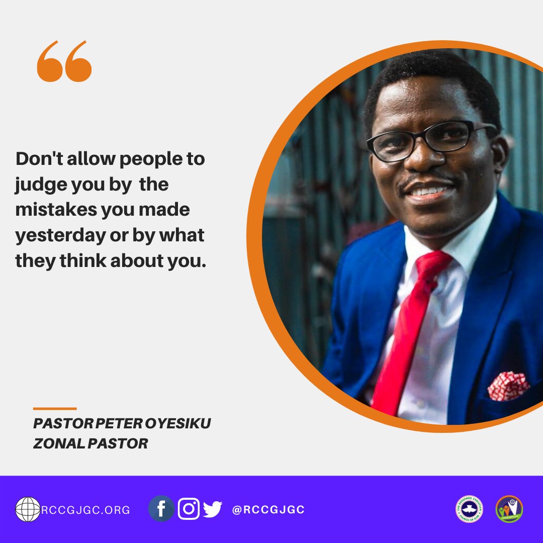 rccgjgc's tweet photo. Don't dwell too much on your mistakes, Stay Focused.

#livingpositive #handlingyourweakness #stayfocused https://t.co/jJGOA5lhmj