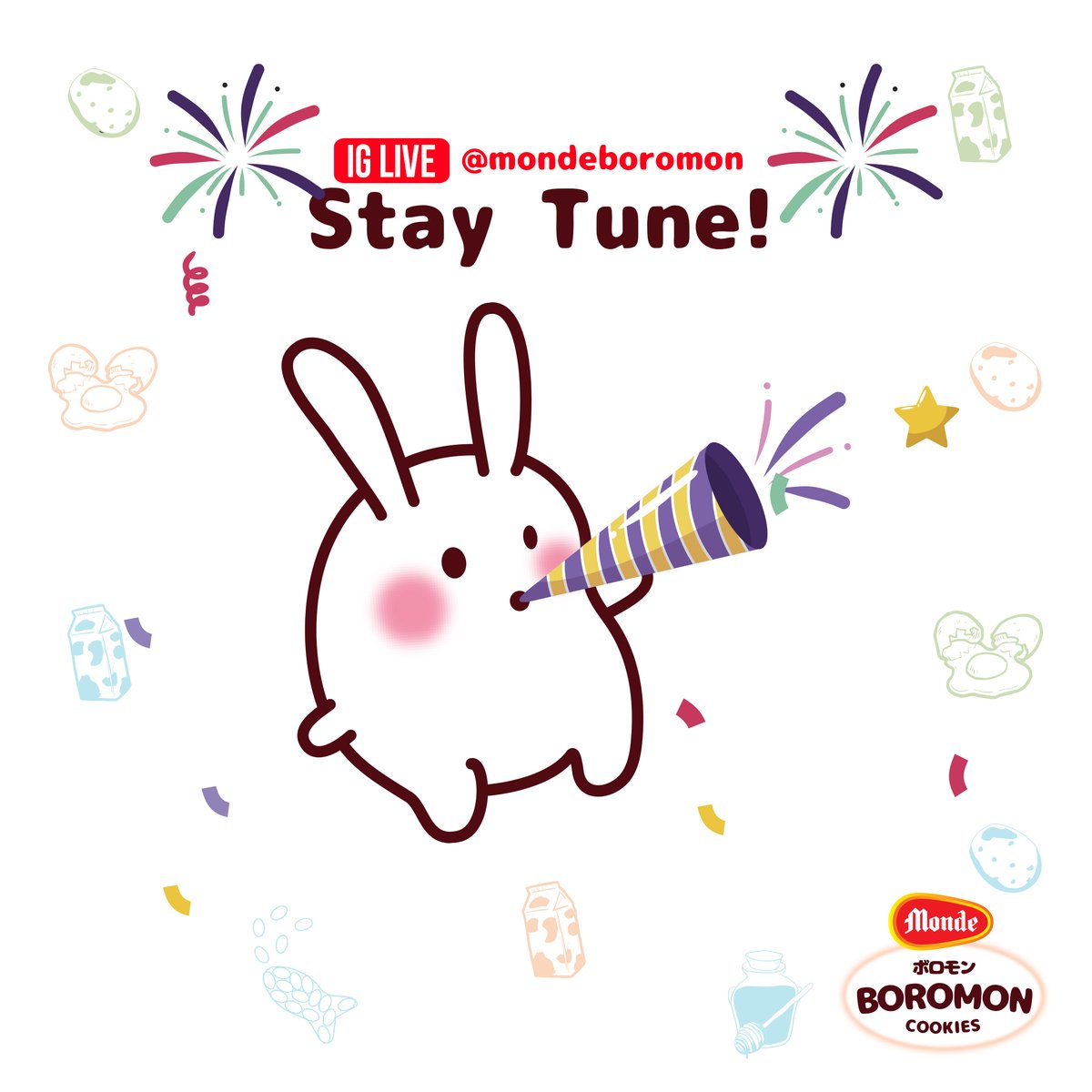 Hi Smart Moms,

Ada Surprise apa yaa di #BoromonIGLive berikutnya? Stay Tune ya Moms. Nanti Bou Bou share ke Moms lengkapnya.

#MondeBoromon #BoromonCookies #CookiesBayi