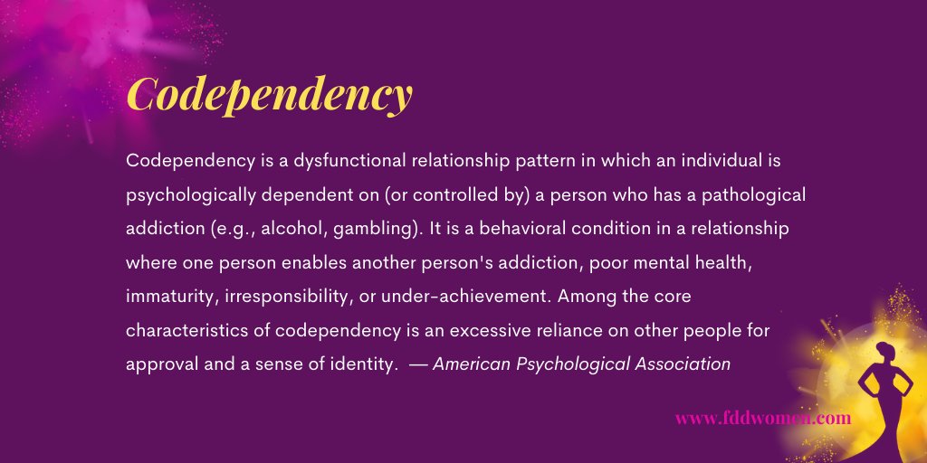 EstherGrahamFDD's tweet photo. What is a #codependentrelationship?
Retweet if you have been or are in a codependent relationship and share your experience.
#healthyrelationships #relationships #relationshipgoals #festadelladonna #codependency https://t.co/PzoqjQbN2n