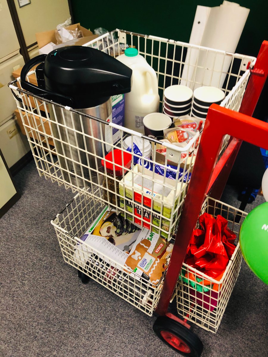 o_tweeters's tweet photo. We’ve held our McMillan coffee this morning at Blackburn! Due to social distancing we decided to provide a trolley dolly service - serving hot drinks and cakes at each desk! It went down a storm! Thanks to all who contributed #OTweeters #wellbeing https://t.co/PlUeg0Tvhm