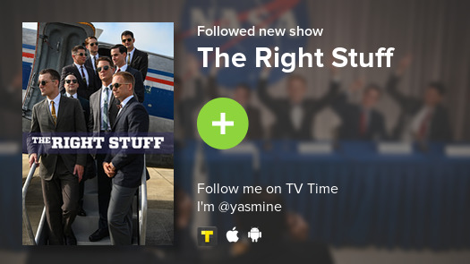 yaasmineee's tweet photo. I just added The Right Stuff to my library! #tvtime https://t.co/98z73mh4KY https://t.co/YumTV3EFys
