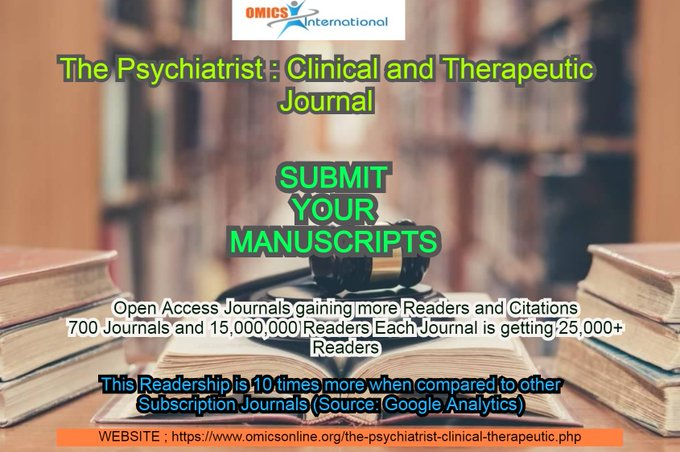 peterkevin110's tweet image. #The_Psychiatrist : #Clinical_and_Therapeutic_Journal
On this subject u can publish articles in our website, and submit is their any manuscripts related psychiatrist clinical and therapeutic ,#globally 25000, unique subjects expert vistors ,hurry up
link ; omicsonline.org/the-psychiatri…