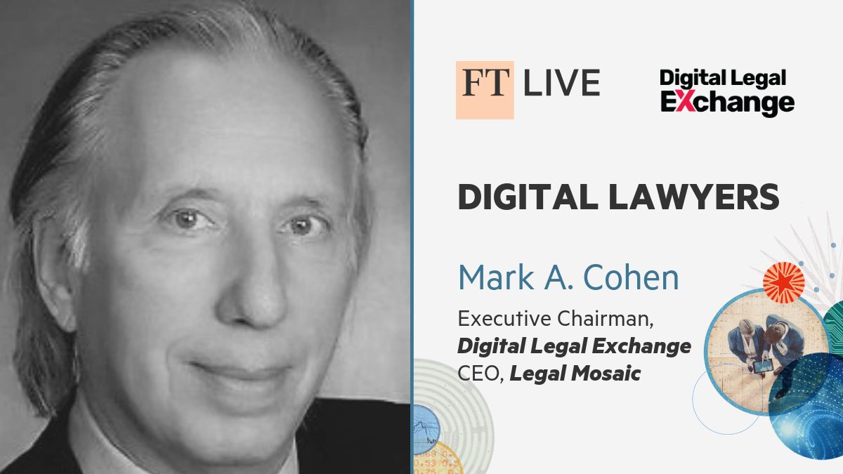 'Law is not just about lawyers, it is not just about legal providers. It is equally about business and technology, it requires capital and most importantly a business model that plays for the longer term.' #FTDigitalLawyers