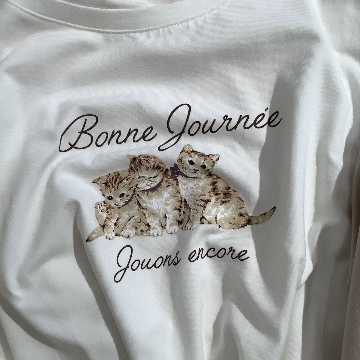 Majestic Legon New ベーシックなシルエットにキュートな猫がプリントされたtシャツが登場しました 少しハリ感のある素材で仕上げられているので 長いシーズン着用できるのも嬉しいポイント Fluffycattシャツ T Co Wfxhjpnhwj