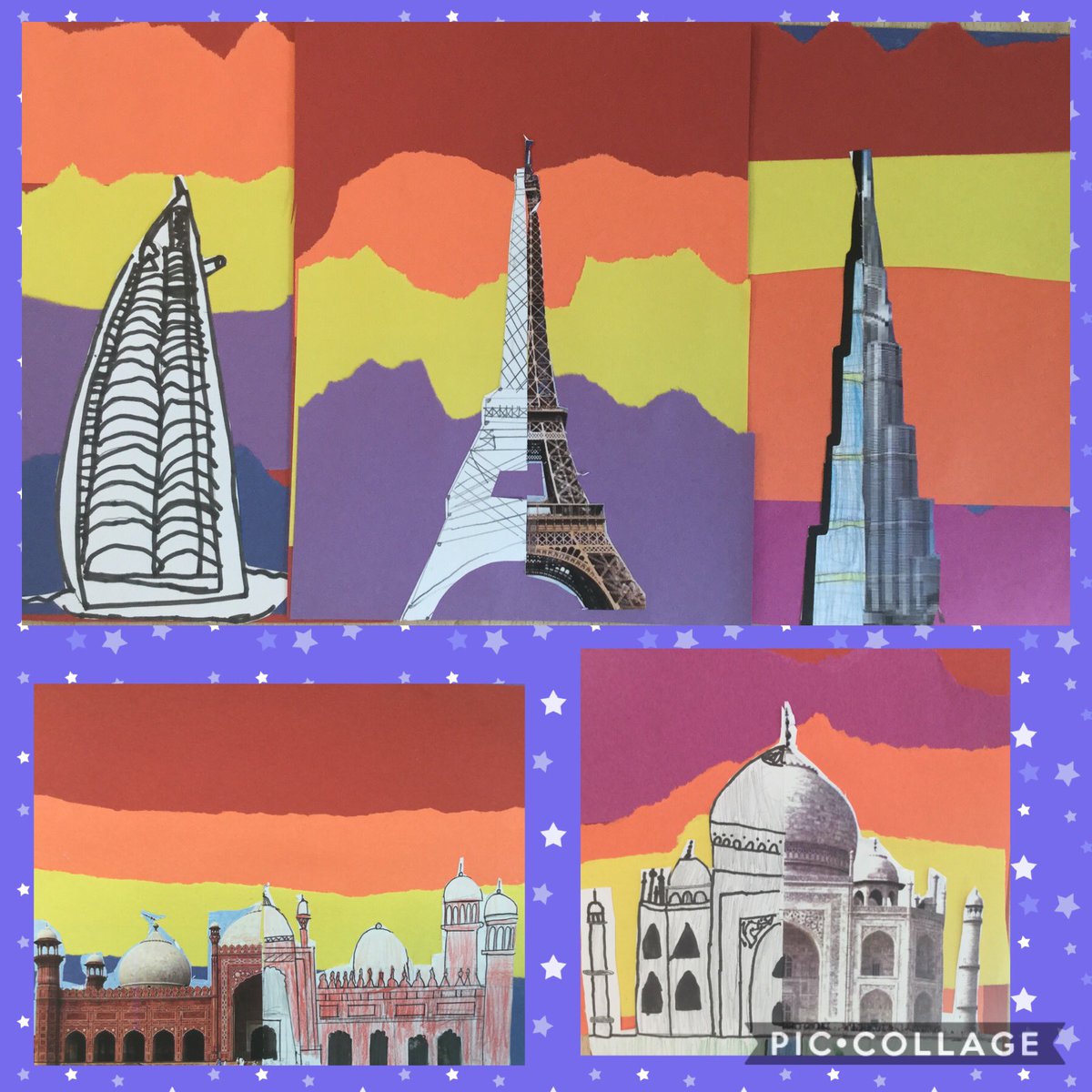 WPS_Year4's tweet photo. 4B have enjoyed carefully creating colourful collages representing human geographical features from the UAE and around the world! We think we may have some future architects and artists in class!
#WPSCreativity #WPSSTEAM https://t.co/YoCXeW9K69
