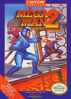  Megaman 2. Capcom. 1988En el año 1987 Capcom creó uno de los personajes mas emblemáticos de los videojuegos, un simpático niño robot de nombre Rockman en Japón y Megaman en el resto del mundo.Y como suele ser habitual en el mundo de los videojuegos fue en su 2ª parte