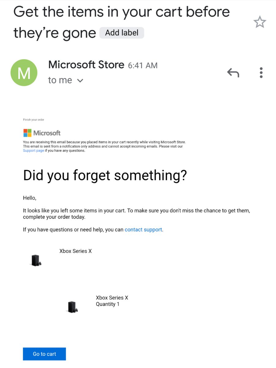 barberdt's tweet photo. @Microsoft @Xbox Thank you for reminding me (as you did during your "outage" on Tuesday) that the cart with my Series X in it doesn't actually have a Series X in it. Rude. https://t.co/MmecBVSntC
