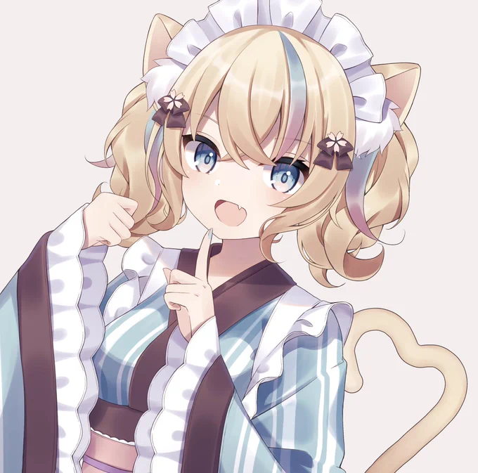 ねこみみ和メイドさん? 