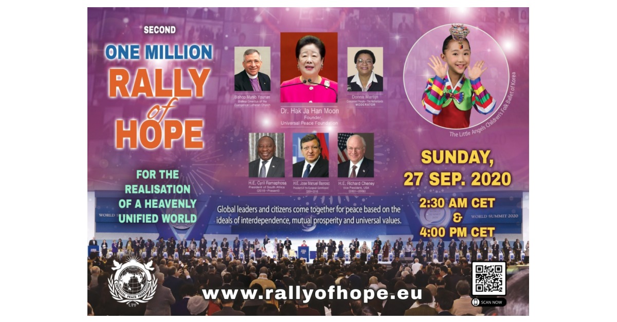 BW_Espanol's tweet image. Resumen: La Federación para la Paz Universal (UPF) celebra el 2.º "Rally de la Esperanza" en línea dlvr.it/RhG6dN