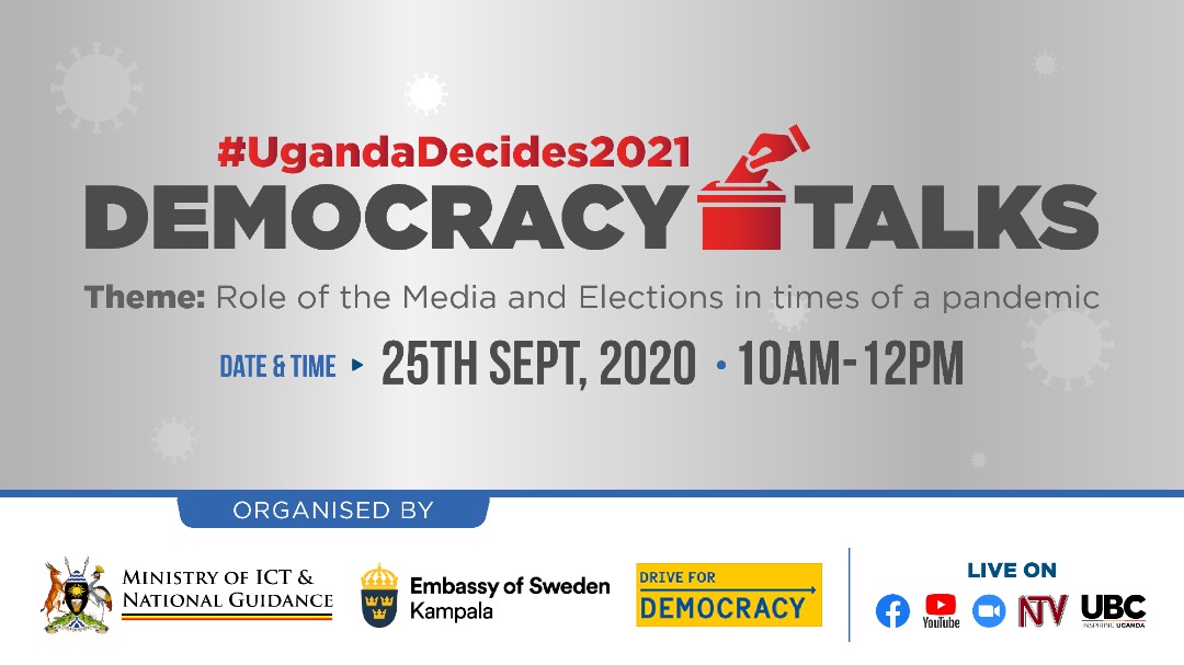 The role of the media is vital in generating a democratic culture that extends beyond the political system and becomes engrained in the public consciousness over time. 
 
Register for the #DemocracyTalks Webinar 👉bit.ly/3i0Ed7e

#UgandaDecides2021