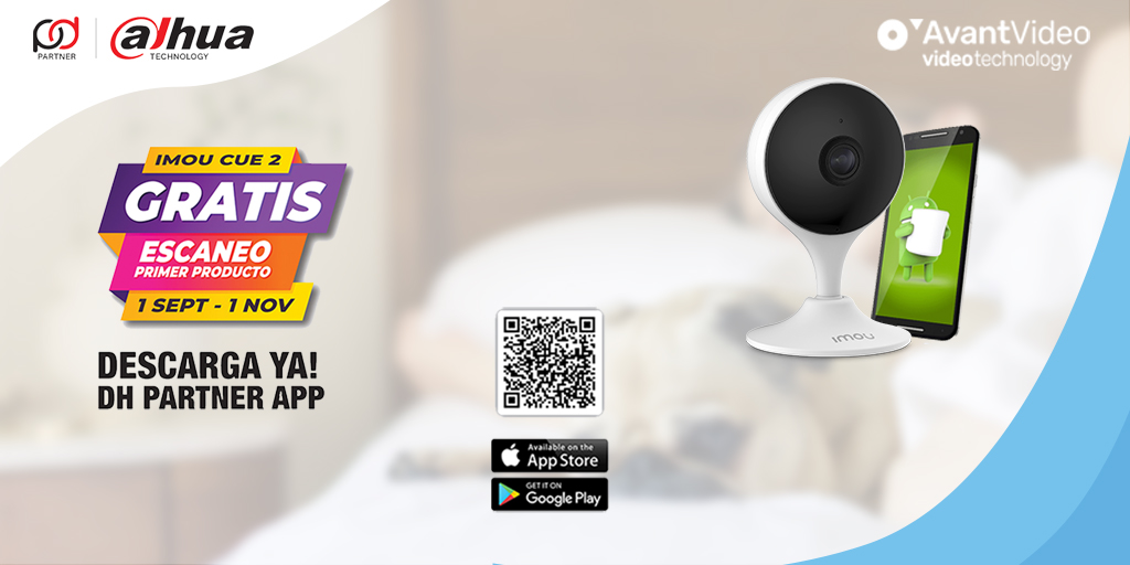 AvantVideoTech's tweet image. 🚀Gana un Imou GRATIS escaneando tu primer producto en la DH Partner de #Dahua 

✅Activa la DH PARTNER APP escanea tu PRIMER PRODUCTO, entre el 1 de septiembre hasta el 1 de noviembre 2020 

💻Es muy fácil sigue las instrucciones que indican iberia.dahuasecurity.com/dhpartnerapp/