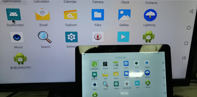 orangepixunlong's tweet photo. Demo to display dual screen with #orangepi4B
#AI #SBC #RK3399 #OrangePI #Rockchip #openSDK #NPU #Android #Linux
https://t.co/0yYmcEp2lA https://t.co/s7xUyW6IRe