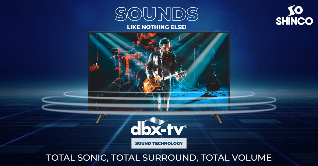 ShincoIndia's tweet photo. Experience a refined, reverberating,& total sonix+ sound + Volume with the new-age dbx-TV sound technology in our all-new 109cm(43) 4K Ultra HD Smart LED TV!
Buy Now, https://t.co/f0FxWd3mJn
#ShincoIndia #SurroundSound #FullHDTV #SmartTV #LiveLocalLoveLocalSupportLocal #UltraHD https://t.co/uaVArgnmKE