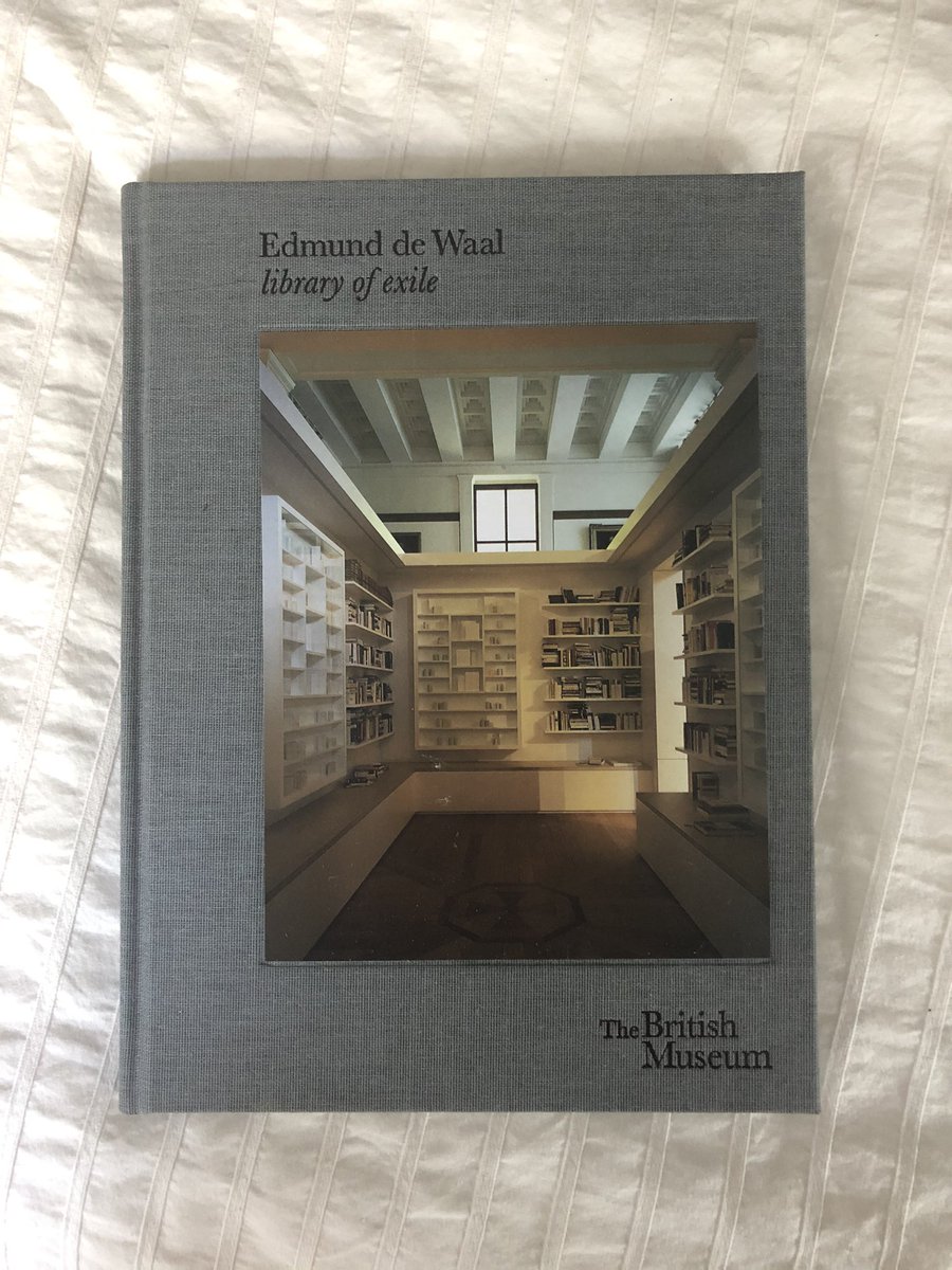Kimnortondesign's tweet photo. A fleeting visit to the @britishmuseum 
#edmunddewaal 
library of exile 

 #libraryofexile  #britishmuseum #ceramics #books #reading #writing #quiet #contemplation #thoughts #displacement #exile #writers #literature #communication #space #human #library #thewrittenword https://t.co/TcDZ5m1Q5C