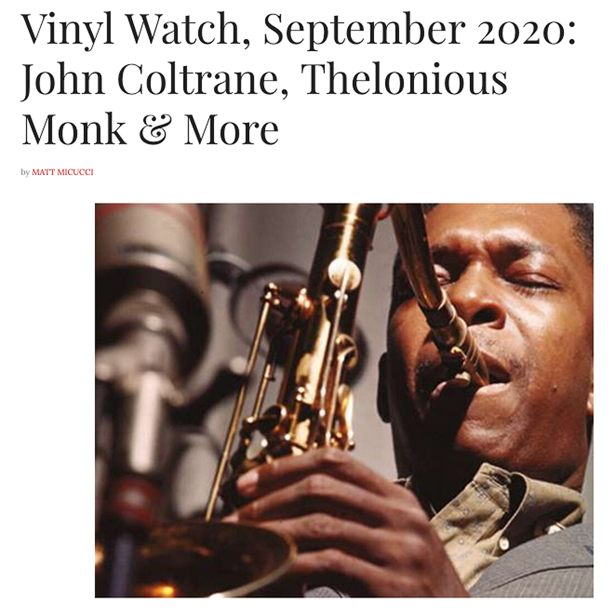 bbemusic's tweet photo. Thanks to @JazzizMagazine for featuring Ambiance - Into A New Journey alongside John Coltrane and Thelonious Monk in this month's 'Vinyl Watch'.

https://t.co/FU2bQJ40Km

Check out the album here: https://t.co/cXmy6rIioz https://t.co/suJPXH0mip