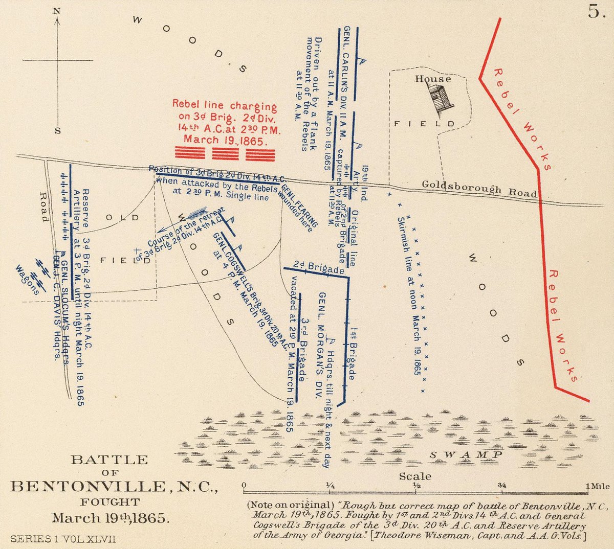 For Sherman’s ensuing March to the Sea and Carolina’s Campaign, Slocum commanded the Army of Georgia, which comprised Sherman’s left wing. This included a key role in the Theater’s final major battle at  @BentonvilleSHS, NC.