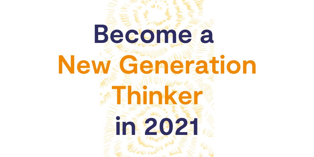 Arts and Humanities Research Council (@ahrcpress) on Twitter photo You've got one week left to apply for the 2021 #NewGenerationThinkers scheme, in collaboration with <a href="/BBCRadio3/">BBC Radio 3</a>. Get media and public engagement training, as well as the chance to make your own programme for the BBC.
Find out more and apply here: orlo.uk/gptUV You've got one week left to apply for the 2021 #NewGenerationThinkers scheme, in collaboration with <a href="/BBCRadio3/">BBC Radio 3</a>. Get media and public engagement training, as well as the chance to make your own programme for the BBC.
Find out more and apply here: orlo.uk/gptUV