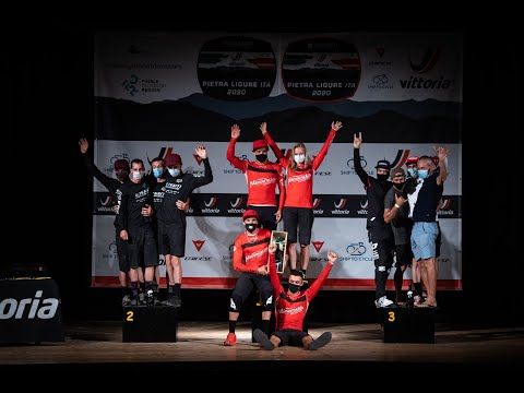 MirandaBiking's tweet photo. Miranda Factory Team just won the first ever world championship Enduro World Series EWS-E in Pietra Ligure, Italy!

This one goes to history books of Miranda Bike Parts! Team World Champions!

Check out the video: https://t.co/5oNTqTSCVS https://t.co/LogG0ANKjw