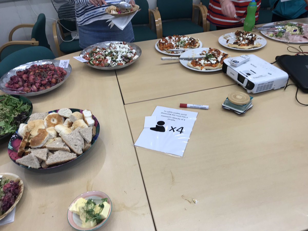 Excellent “ Time to breathe “ session organised by the GP Partners for the Lawrence HIll Team. We had group discussions plus a taster yoga session from <a href="/ashley4yoga/">bhady2688 ☀️🦌🐸(💊,⚡)</a> finishing with lunch which came from <a href="/KatesKitchenCat/">Kate's Kitchen</a> #timetobreath
