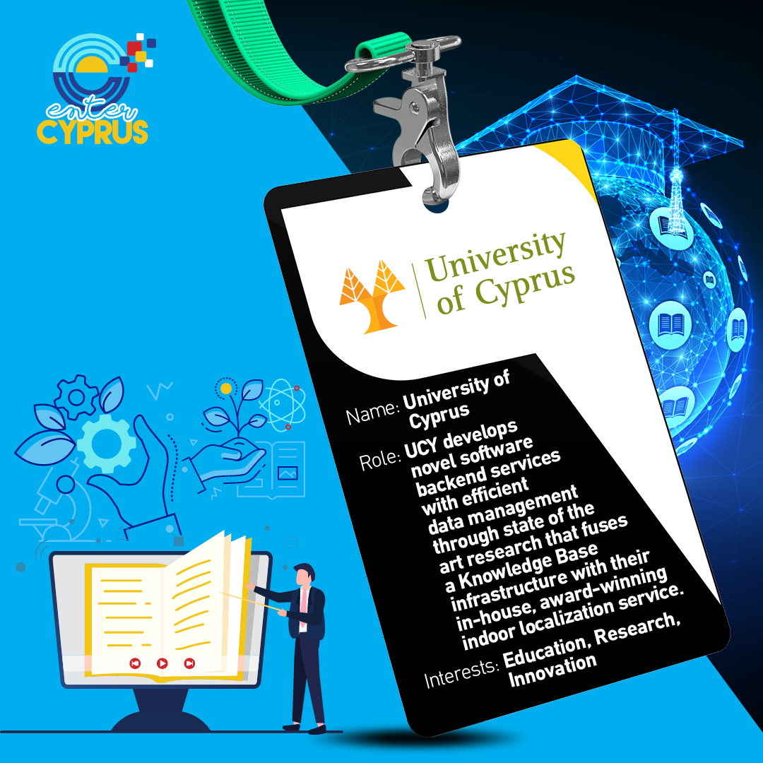 EnterCyprus's tweet image. Steering EnterCY&apos;s software development and data management is our key partner - University of Cyprus
@DMSLUCY #entercyprus 
#BigDataManagement #VirtualReality #lovecyprus #travelcy
