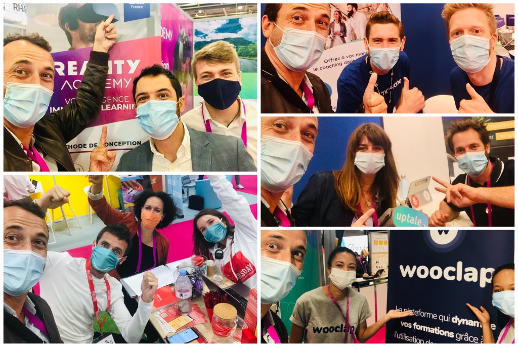 Le salon #eLearningExpo marque la reprise officielle de la saison des Selfies #EdTech 🇫🇷 😷😷😷🤳🏼✨