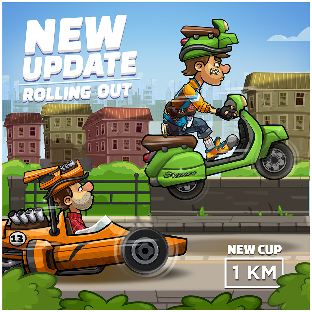 Hill Climb Racing 2 - SCOOTER IS THE BEST?? JUMPY JUMPY EVENT 